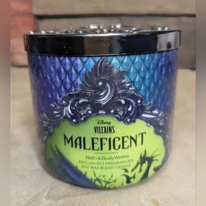NIB Bath & Body Works Maleficent 3-wick Candle